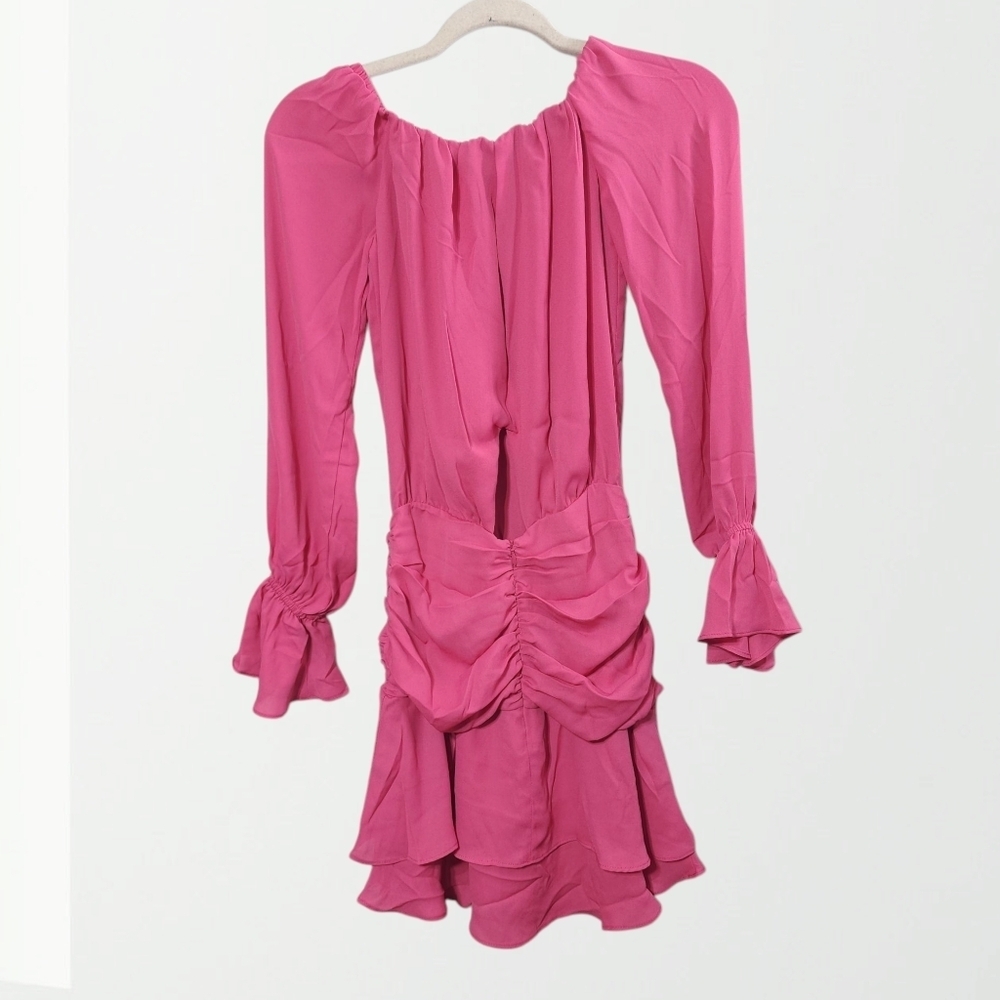 New Krisa x Revolve Pink Off-Shoulder Dress - Picture 5 of 5